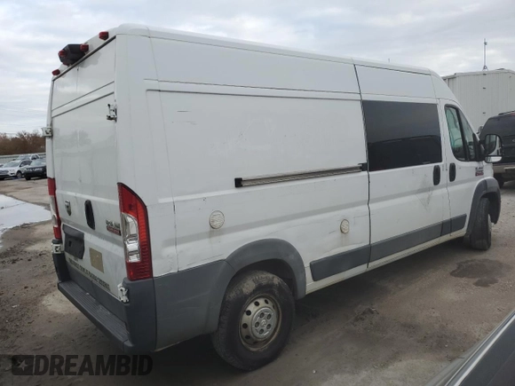 2018 Ram ProMaster Cargo with VIN 3C6URVHG0JE116949, listed as a Copart auction lot 79713714 with 156,081 mi miles and Clean Title. Bid and sale history available at DreamBid. Image 3.