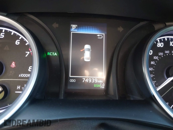 2018 Toyota Camry LE with VIN 4T1B11HK3JU518806, listed as a IAAI auction lot 41913756 with 74,939 mi miles. Bid and sale history available at carsss.com. Image 7.