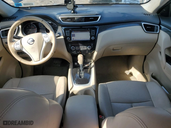 2015 Nissan Rogue SL with VIN 5N1AT2MV7FC843466, listed as a Copart auction lot 48287165 with 175,820 mi miles and Salvage Title. Bid and sale history available at carsss.com. Image 8.
