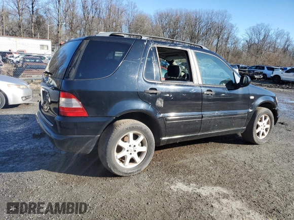 2001 Mercedes-Benz M 320/430/500 with VIN 4JGAB72EX1A277472, listed as a Copart auction lot 86857214 with Not provided miles and Salvage title. Bid and sale history available at DreamBid. Image 3.