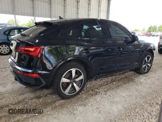 2023 Audi Q5 Sportback S line Premium Plus with VIN WA15AAFY4P2022274, listed as a Copart auction lot 54780165 with 37,836 mi miles and Salvage title. Bid and sale history available at DreamBid. Image 3.