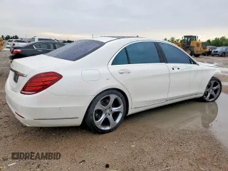 2015 Mercedes-Benz S 550 with VIN WDDUG8CB2FA135966, listed as a Copart auction lot 62908865 with 94,640 mi miles and Salvage title. Bid and sale history available at DreamBid. Image 3.