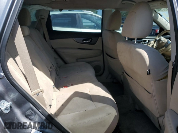2015 Nissan Rogue SV with VIN KNMAT2MT4FP546716, listed as a Copart auction lot 52157585 with 115,348 mi miles and Salvage Title. Bid and sale history available at carsss.com. Image 10.