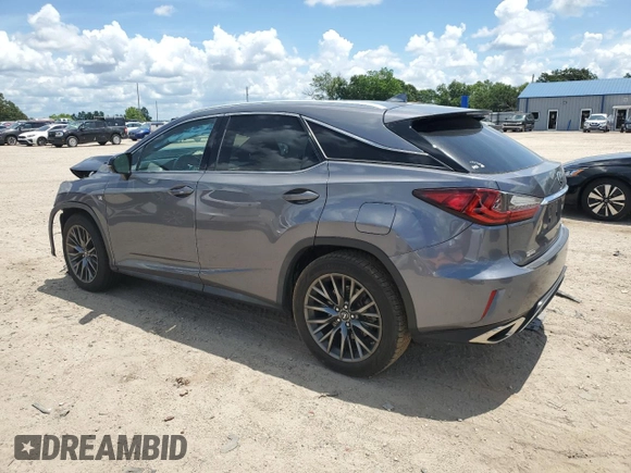 2017 Lexus RX 350 with VIN 2T2BZMCA7HC126055, listed as a Copart auction lot 60569195 with 68,973 mi miles and Salvage title. Bid and sale history available at DreamBid. Image 2.