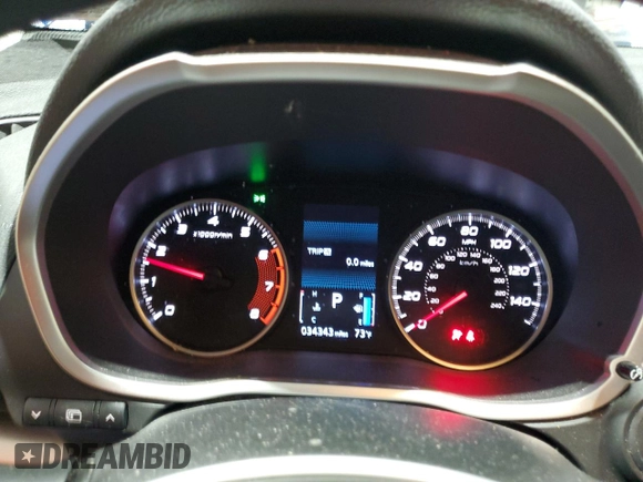 2020 Mitsubishi Eclipse Cross LE with VIN JA4AS4AA7LZ000309, listed as a Copart auction lot 53472545 with 34,343 mi miles and Salvage title. Bid and sale history available at DreamBid. Image 9.