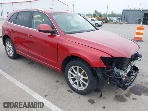 2010 Audi Q5 Premium Plus with VIN WA1LKAFP2AA052494, listed as a IAAI auction lot 42443407 with 161,654 mi miles and . Bid and sale history available at DreamBid. Image 1.