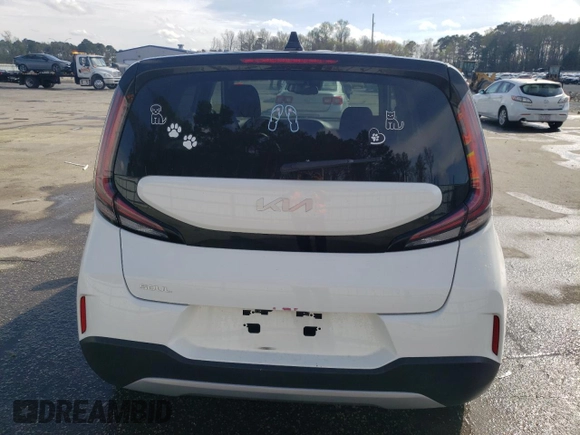 2024 Kia Soul S with VIN KNDJ23AU9R7231615, listed as a Copart auction lot 48921765 with 21,877 mi miles and Salvage title. Bid and sale history available at DreamBid. Image 6.