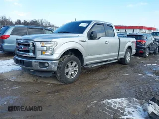 2016 Ford F-150 XLT with VIN 1FTEX1EP7GFC38318, listed as a IAAI auction lot 41417018 with 107,838 mi miles. Bid and sale history available at carsss.com. Image 2.