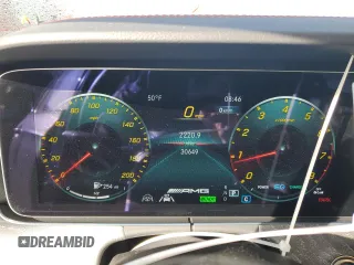 2022 Mercedes-Benz E 53 AMG with VIN W1KZF6BB1NB030505, listed as a Copart auction lot 52045715 with 30,649 mi miles and Salvage Title. Bid and sale history available at DreamBid. Image 9.