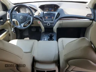 2018 Acura MDX Technology with VIN 5J8YD4H50JL015632, listed as a Copart auction lot 62608615 with 52,999 mi miles and Salvage title. Bid and sale history available at DreamBid. Image 8.