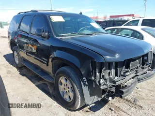 2012 Chevrolet Tahoe LT with VIN 1GNSCBE01CR320553, listed as a IAAI auction lot 41643363 with 270,271 mi miles and . Bid and sale history available at DreamBid. Image 1.