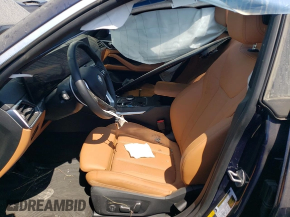 2024 BMW i4 eDrive40 with VIN WBY73AW03RFS22088, listed as a Copart auction lot 54831704 with 3,581 mi miles and Salvage Title. Bid and sale history available at carsss.com. Image 7.