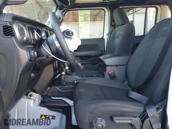 2023 Jeep Gladiator Overland with VIN 1C6HJTFG9PL535396, listed as a Copart auction lot 47459685 with 45,596 mi miles and Non repairable. Bid and sale history available at DreamBid. Image 7.