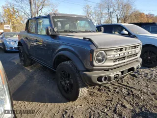 2023 Ford Bronco with VIN 1FMEE5BP3PLB11080, listed as a Copart auction lot 78835214 with 0 mi miles and Salvage Title. Bid and sale history available at carsss.com. Image 4.