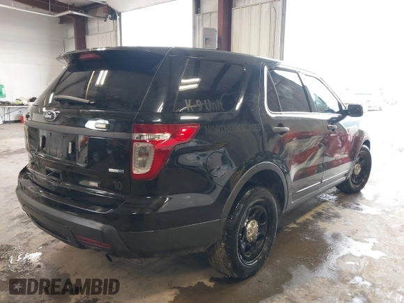 2013 Ford Police Interceptor Utility z VIN 1FM5K8AR0DGC63240, wystawiony jako IAAI lot #41955285 z przebiegiem 235 563 mil mil oraz . Historia ofert i sprzedaży dostępna na DreamBid. Obrazek 4.