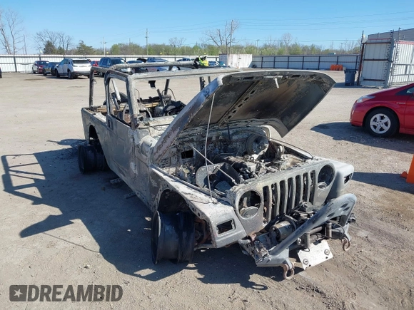 2005 Jeep Wrangler Unlimited with VIN 1J4FA44S55P366393, listed as a IAAI auction lot 41849008 with 0 mi miles. Bid and sale history available at carsss.com. Image 16.