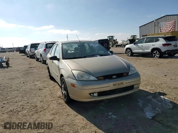 2001 Ford Focus ZTS with VIN 1FAHP383X1W204498, listed as a Copart auction lot 87933995 with 82,555 mi miles and Salvage Title. Bid and sale history available at carsss.com. Image 10.