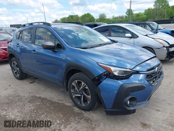 2024 Subaru Crosstrek Premium с VIN JF2GUADC2RH240941, выставлен на аукционе IAAI как лот 42257083 с пробегом 10 787 миль миль и . История ставок и продаж доступна на DreamBid. Изображение 1.