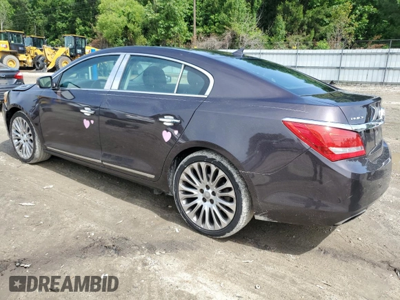 2014 Buick LaCrosse Premium II with VIN 1G4GF5G3XEF129714, listed as a Copart auction lot 58734075 with 140,024 mi miles and Salvage title. Bid and sale history available at DreamBid. Image 2.