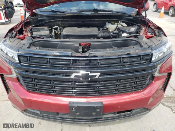 2021 Chevrolet Suburban RST with VIN 1GNSKEKD2MR285261, listed as a Copart auction lot 73333104 with 73,158 mi miles and Salvage Title. Bid and sale history available at carsss.com. Image 12.