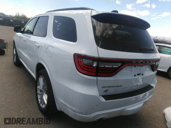 2023 Dodge Durango GT Plus with VIN 1C4RDJDG9PC580141, listed as a IAAI auction lot 42064872 with 41,803 mi miles and . Bid and sale history available at DreamBid. Image 3.