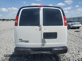 2011 Chevrolet Express Cargo with VIN 1GCWGGCA1B1130496, listed as a Copart auction lot 55515135 with 212,589 mi miles and Salvage title. Bid and sale history available at DreamBid. Image 6.