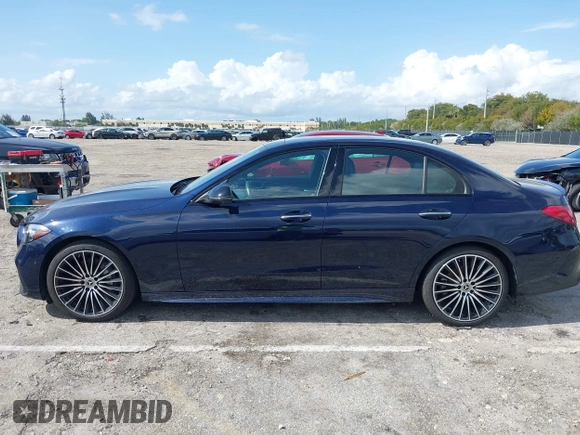 2023 Mercedes-Benz C 300 with VIN W1KAF4GB1PR103652, listed as a IAAI auction lot 42016608 with 11,935 mi miles and . Bid and sale history available at DreamBid. Image 14.