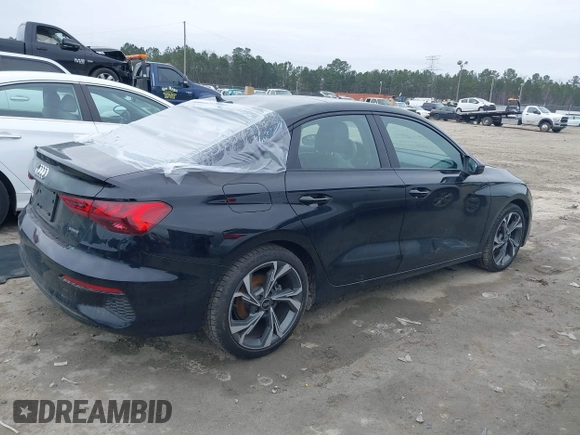 2022 Audi A3 Premium Plus with VIN WAUHUDGYXNA059940, listed as a IAAI auction lot 41553314 with 49,617 mi miles. Bid and sale history available at carsss.com. Image 13.