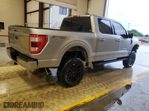 2023 Ford F-150 XL with VIN 1FTFW1ED3PFB64344, listed as a Copart auction lot 55409115 with 20,817 mi miles and Salvage Title. Bid and sale history available at carsss.com. Image 3.