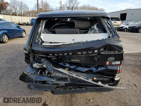 2017 Land Rover Range Rover with VIN SALGR2FV6HA374954, listed as a Copart auction lot 82380564 with 76,293 mi miles and Salvage title. Bid and sale history available at DreamBid. Image 6.