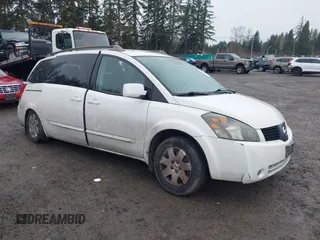 2006 Nissan Quest S Special Edition with VIN 5N1BV28U76N104389, listed as a IAAI auction lot 41706129 with 244,743 mi miles. Bid and sale history available at carsss.com. Image 1.
