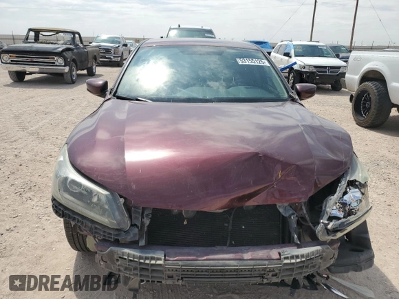 2014 Honda Accord LX with VIN 1HGCR2F37EA086670, listed as a Copart auction lot 53155125 with 203,156 mi miles and Salvage Title. Bid and sale history available at carsss.com. Image 5.