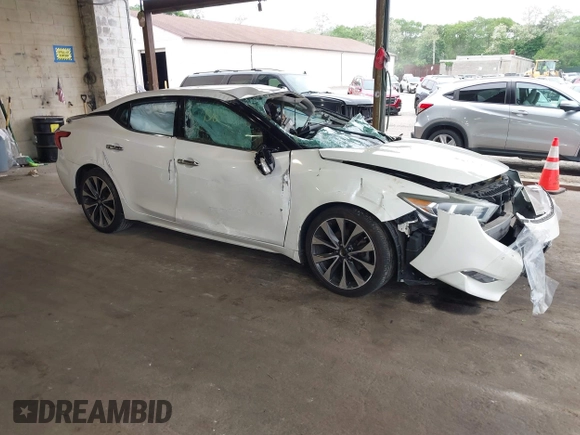 2016 Nissan Maxima S with VIN 1N4AA6AP6GC386325, listed as a IAAI auction lot 42376260 with 108,000 mi miles and . Bid and sale history available at DreamBid. Image 1.