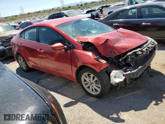 2017 Kia Forte S with VIN 3KPFL4A7XHE039847, listed as a Copart auction lot 70060934 with 87,867 mi miles and Salvage Title. Bid and sale history available at DreamBid. Image 4.