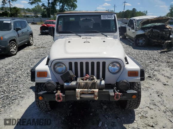 2004 Jeep Wrangler Sport with VIN 1J4FA49S94P751849, listed as a Copart auction lot 55519445 with 139,854 mi miles and Salvage title. Bid and sale history available at DreamBid. Image 5.