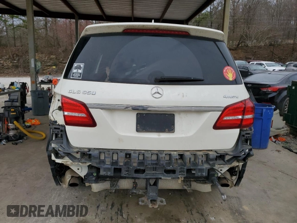 2018 Mercedes-Benz GLS 550 with VIN 4JGDF7DE9JB062805, listed as a Copart auction lot 47079845 with 82,690 mi miles and Salvage title. Bid and sale history available at DreamBid. Image 6.