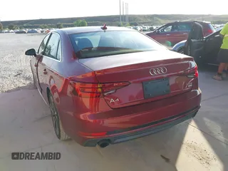 2018 Audi A4 Premium Plus with VIN WAULMAF46JA067552, listed as a IAAI auction lot 41196454 with 61,361 mi miles. Bid and sale history available at carsss.com. Image 3.