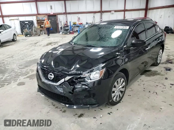 2017 Nissan Sentra S with VIN 3N1AB7AP9HY388000, listed as a Copart auction lot 51637975 with 123,042 mi miles and Salvage Title. Bid and sale history available at carsss.com. Image 11.