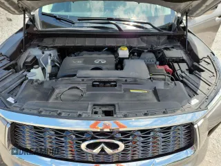2022 Infiniti QX60 Sensory with VIN 5N1DL1GS0NC331233, listed as a Copart auction lot 61033025 with 23,434 mi miles and Salvage title. Bid and sale history available at DreamBid. Image 12.