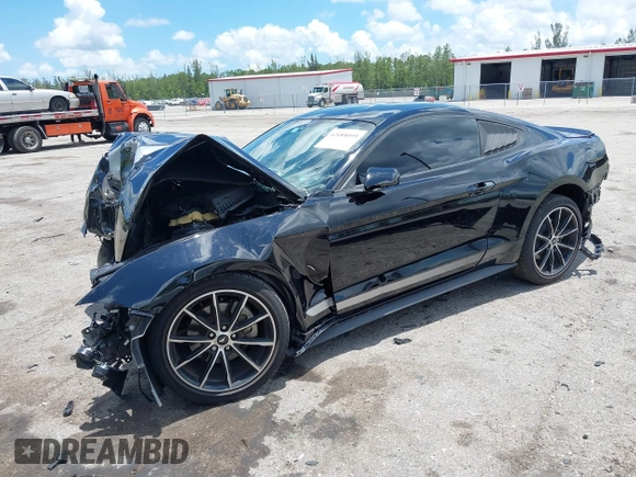2020 Ford Mustang EcoBoost with VIN 1FA6P8TH9L5172336, listed as a IAAI auction lot 42488099 with 42,773 mi miles and . Bid and sale history available at DreamBid. Image 2.