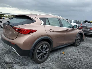2018 Infiniti QX30 Premium with VIN SJKCH5CR7JA041151, listed as a Copart auction lot 65256585 with 129,102 mi miles and Salvage title. Bid and sale history available at DreamBid. Image 3.
