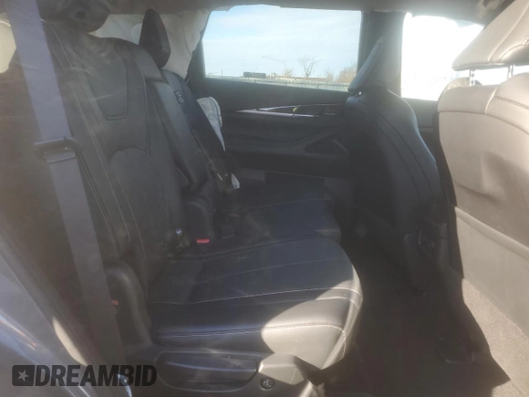 2024 Infiniti QX60 Pure with VIN 5N1DL1ESXRC342409, listed as a Copart auction lot 86615684 with 12,602 mi miles and Salvage title. Bid and sale history available at DreamBid. Image 11.