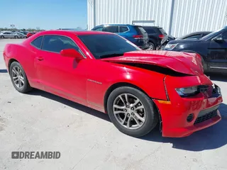 2015 Chevrolet Camaro LS z VIN 2G1FB1E38F9118396, wystawiony jako IAAI lot #42037480 z przebiegiem 158 002 mil mil oraz . Historia ofert i sprzedaży dostępna na DreamBid. Obrazek 1.