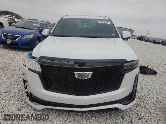 2023 Cadillac Escalade RWD Sport Platinum with VIN 1GYS3GKLXPR495615, listed as a Copart auction lot 87483964 with 14,214 mi miles and Salvage title. Bid and sale history available at DreamBid. Image 5.