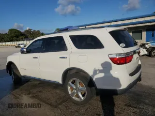 2013 Dodge Durango Citadel with VIN 1C4SDHET2DC670975, listed as a Copart auction lot 80535204 with 137,012 mi miles and Non Repairable. Bid and sale history available at carsss.com. Image 2.