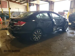 2015 Honda Civic Sedan EX-L with VIN 2HGFB2F96FH501034, listed as a Copart auction lot 54300025 with 120,079 mi miles and Salvage Title. Bid and sale history available at carsss.com. Image 3.