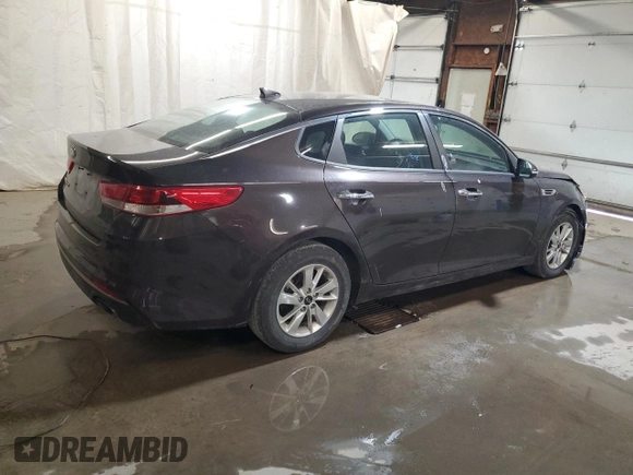 2018 Kia Optima LX with VIN KNAGT4L34J5235411, listed as a Copart auction lot 49803105 with 94,765 mi miles and Salvage Title. Bid and sale history available at carsss.com. Image 3.