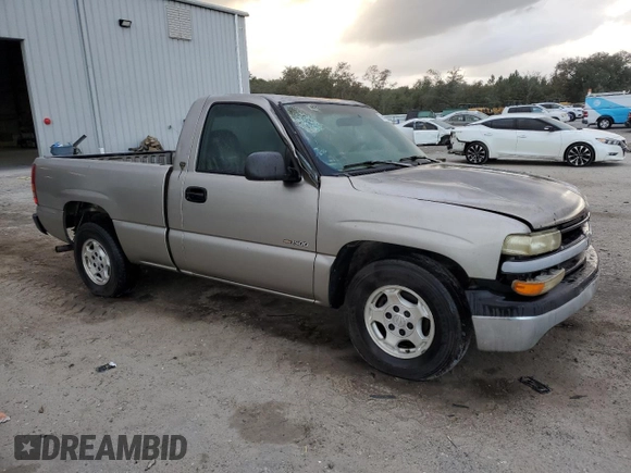 1999 Chevrolet Silverado 1500 with VIN 1GCEC14W2XZ136766, listed as a Copart auction lot 79644034 with 407,072 mi miles and Salvage Title. Bid and sale history available at carsss.com. Image 4.