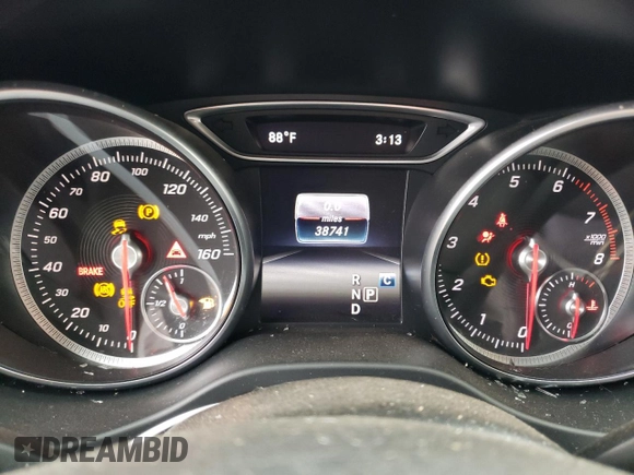 2018 Mercedes-Benz CLA with VIN WDDSJ4EB2JN570731, listed as a Copart auction lot 47513753 with 38,741 mi miles. Bid and sale history available at carsss.com. Image 9.