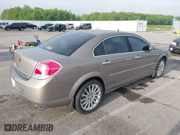 2008 Saturn Aura XR with VIN 1G8ZV577X8F140696, listed as a IAAI auction lot 42125600 with 154,293 mi miles. Bid and sale history available at carsss.com. Image 4.